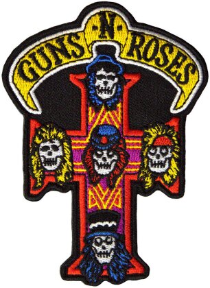 Guns N' Roses Printed Patch - Appetite For Destruction Cross (Standard)