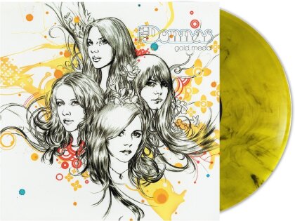 The Donnas - Gold Medal (2025 Reissue, Real Gone Music, Gold Vinyl, LP)