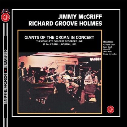 Jimmy McGriff & Richard "Groove" Holmes - Giants Of The Organ In Concert (2024 Reissue, Unidisc Records, 160 Gramm, Limited Edition, Pink Orange Vinyl, LP)