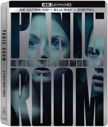 Panic Room (2002) (Limited Edition, Steelbook, 4K Ultra HD + Blu-ray)
