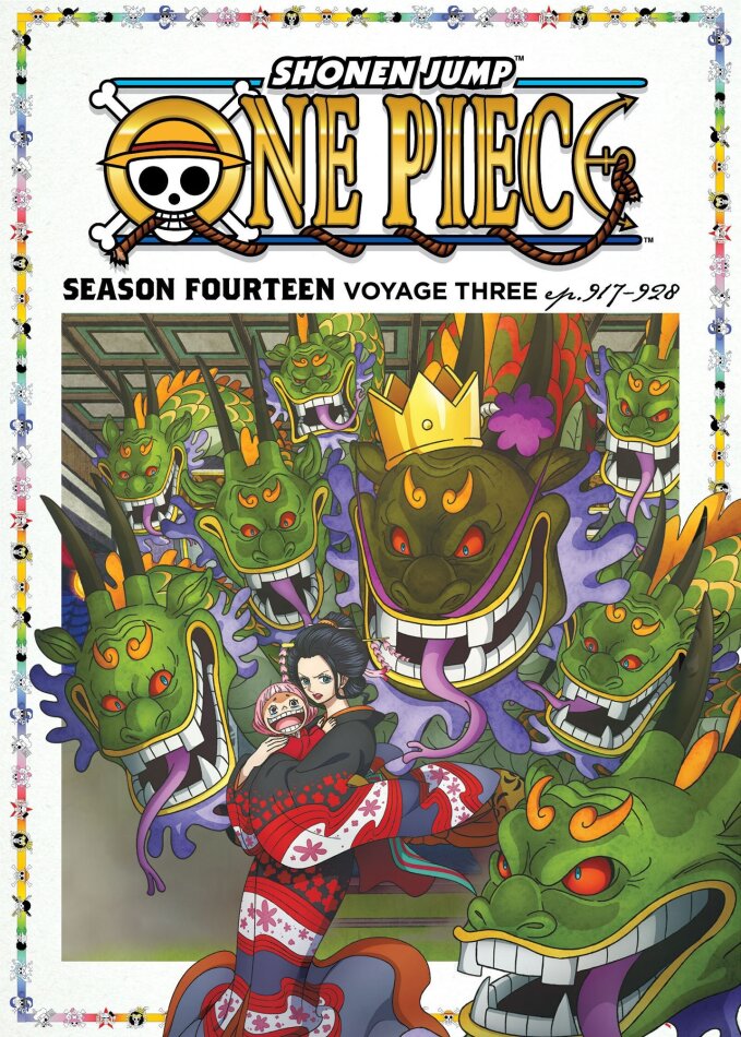 One Piece - Season 14: Voyage 3 - Episodes 917-928 Uncut, 2 Blu-ray + 2 DVD