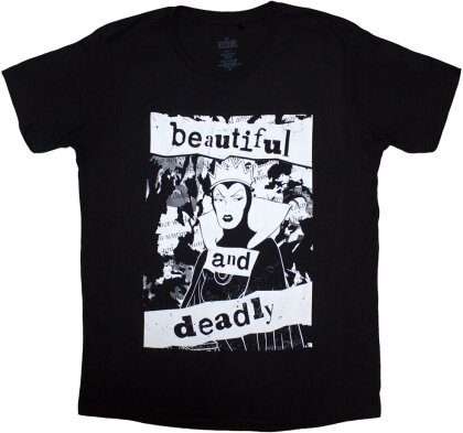 Maleficent Unisex T-Shirt - Maleficent Beautiful & Deadly (Black)