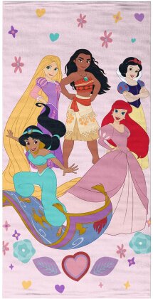 Disney - Serviette de plage en microfibre "Princesses" (140x70cm)
