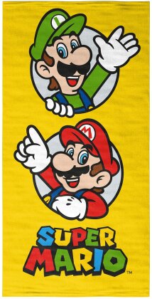 Nintendo - Serviette de plage en microfibre "Mario et Luigi" (140x70cm)