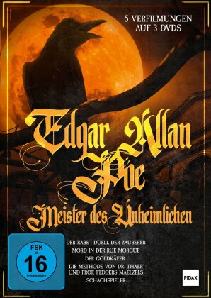 Edgar Allan Poe - Meister des Unheimlichen - 5 Filme (3 DVDs)
