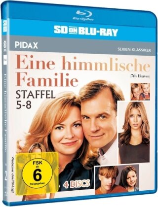 Eine himmlische Familie - Staffel 5-8 (SD on Bluray, Pidax Serien-Klassiker, 4 Blu-rays)