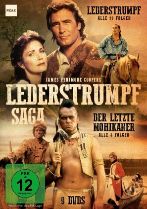 Lederstrumpf-Saga - Lederstrumpf: 22 Episoden & Der letzte Mohikaner 8 Episoden (9 DVDs)