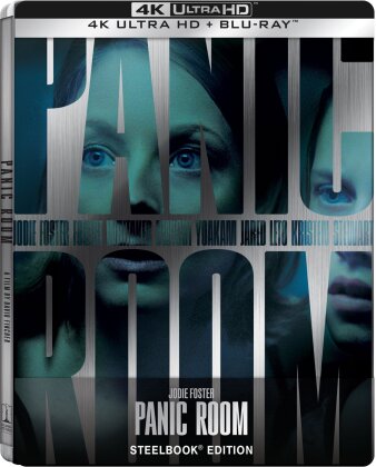 Panic Room (2002) (Edizione Limitata, Steelbook, 4K Ultra HD + 2 Blu-ray)