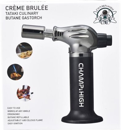 Champ High Tataki Créme Brulée Butane Gas Torch Black