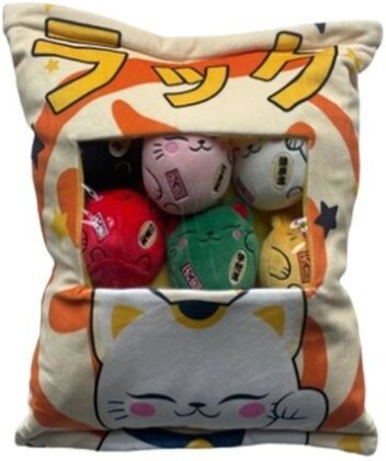 Sac Tokyo (Assortiment de 6 Mini Peluches Maneki Neko)