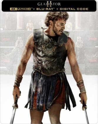 Gladiator 2 (2024) (Limited Edition, Steelbook, 4K Ultra HD + Blu-ray)