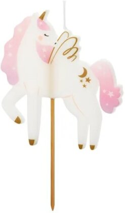 Geburtstagskerze Einhorn