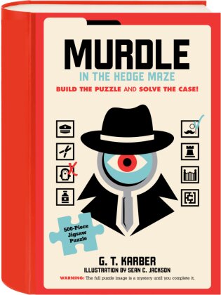 Murdle in the Hedge Maze 500-Piece Jigsaw Puzzle