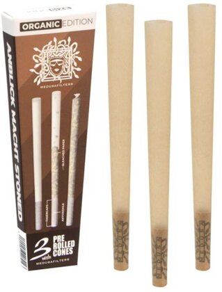 Medusa Pre-Rolled KS Cones ø 6mm Activecharcoal ORGANIC Edition