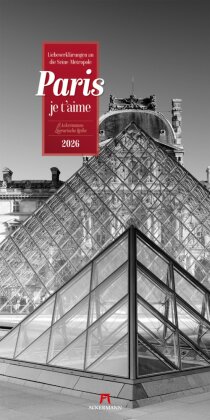 Paris - je t'aime Literatur-Kalender 2026