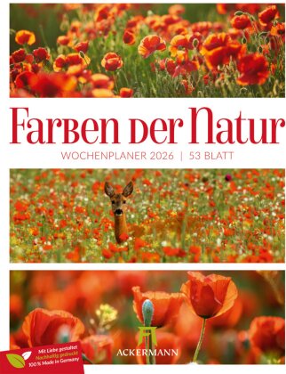 Farben der Natur Wochenplaner Kalender 2026