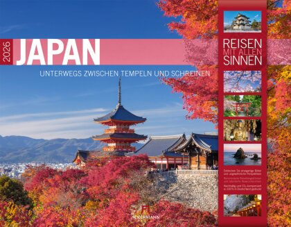 Japan Kalender 2026 | Unterwegs zwischen Tempeln und Schreinen