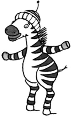 Stempel Zebra