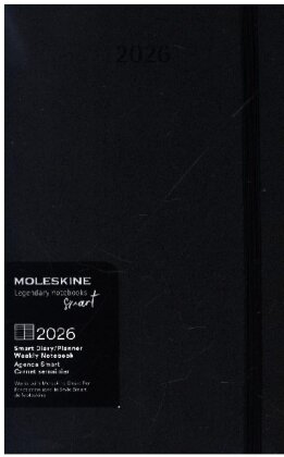 Moleskine Smart Kalender 2026 für das Smart Writing System - Schwarz