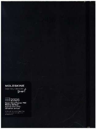 Moleskine Smart Kalender Pro 2026 für das Smart Writing System - Schwarz