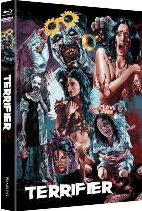 Terrifier 2 (2022) (Cover J, Limited Edition, Mediabook, 4K Ultra HD + Blu-ray)