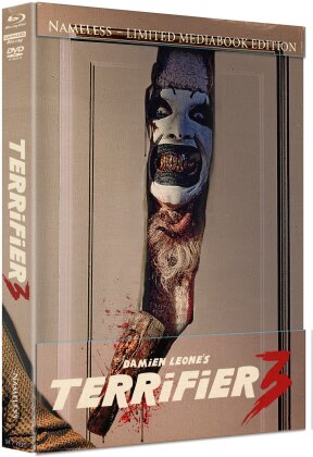 Terrifier 3 (2024) (Cover I, Limited Edition, Mediabook, 4K Ultra HD + Blu-ray + DVD)
