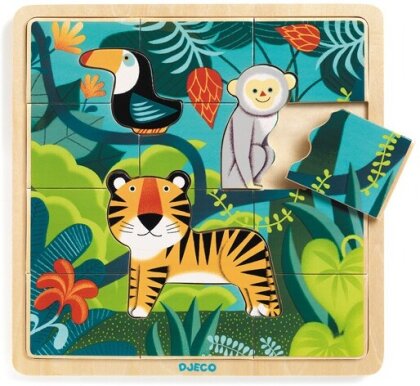 Jungle 15 Teile Holzpuzzle