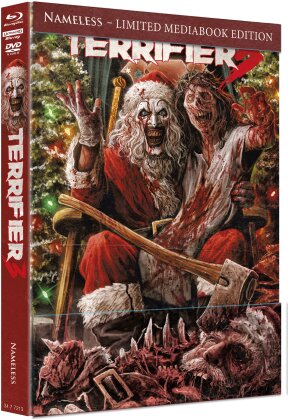 Terrifier 3 (2024) (Cover B, Edizione Limitata, Mediabook, Uncut, 4K Ultra HD + Blu-ray + DVD)