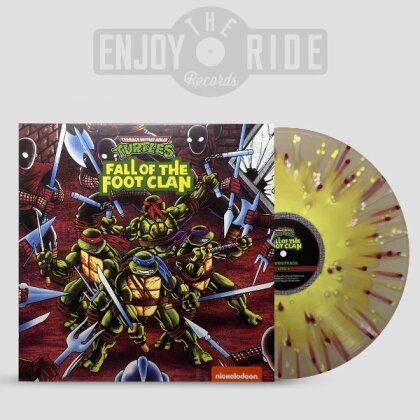 Konami Kukeiha Club - Teenage Mutant Ninja Turtles: Fall Of The Foot Clan - OST (Brown/Yellow/Red/White Vinyl, LP)