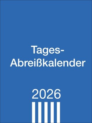 Tagesabreißkalender klein 2026