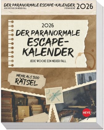 Stefan Heine Der paranormale Escape-Kalender 2026