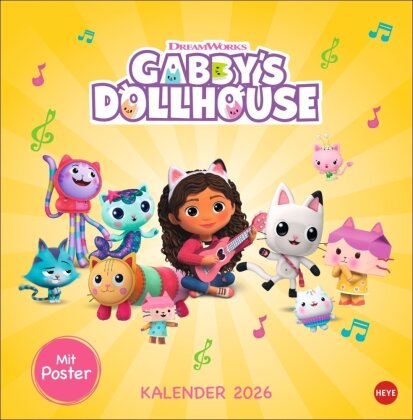 Gabby's Dollhouse Broschurkalender 2026