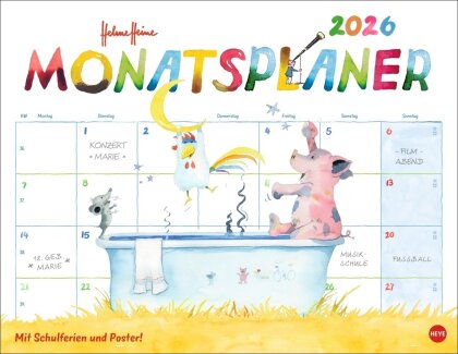 Helme Heine - Monatsplaner 2026