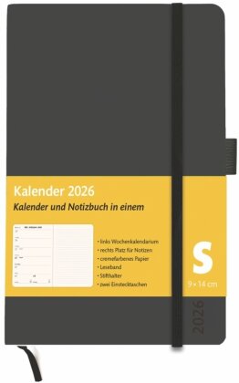 Kombitimer schwarz klein 2026