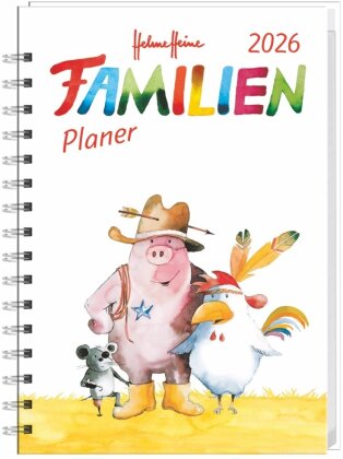 Helme Heine - Familienplaner-Buch A5 2026