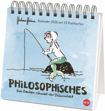 Helme Heine - Philosophisches Premium-Postkartenkalender 2026