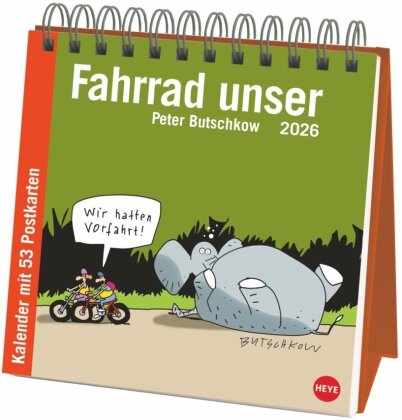 Peter Butschkow - Fahrrad unser Premium-Postkartenkalender 2026
