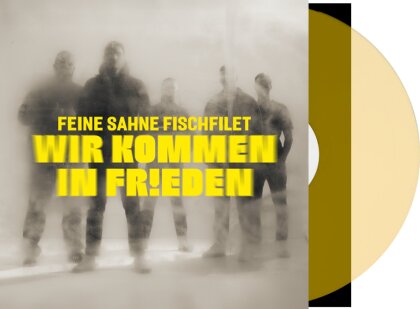 Feine Sahne Fischfilet - Wir kommen in Frieden (Limited Signed Edition, Transparent Giftgelb Vinyl, LP)