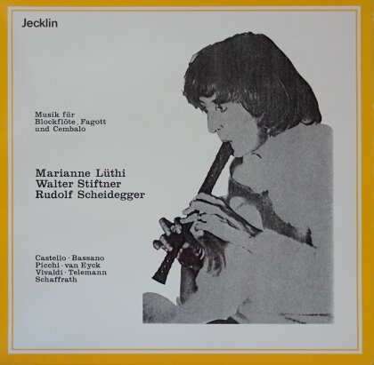 Dario Castello (1600-1644), Giovanni Bassano (1558-1617), Giovanni Picchi (1571?-1647), Giulio Romano Caccini (1551-1618), … - Blockflöte, Fagott und Cembalo (LP)