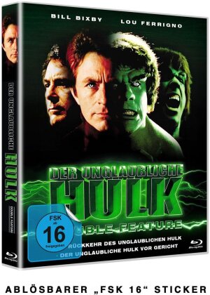Der unglaubliche Hulk - Die Rückkehr des Unglaublichen Hulk / Der Unglaubliche Hulk vor Gericht (Cover B, Wendecover, Double Feature, 2 Blu-rays)