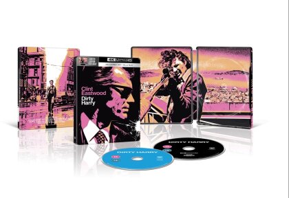 Dirty Harry (1971) (Édition Limitée, Steelbook, 4K Ultra HD + Blu-ray)