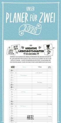 Unser Planer für Zwei - Paarplaner Kalender 2026