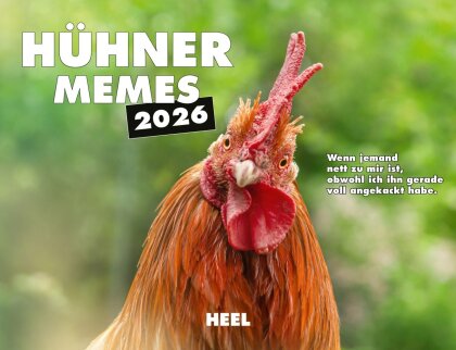 Kalender Hühner Memes 2026 Eintragkalender