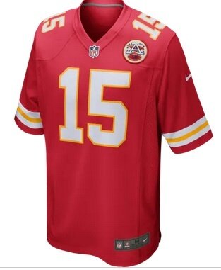 Kansas City Chiefs Nike Game Jersey (Home) - NFL (Mahomes 15) - Taglia XL