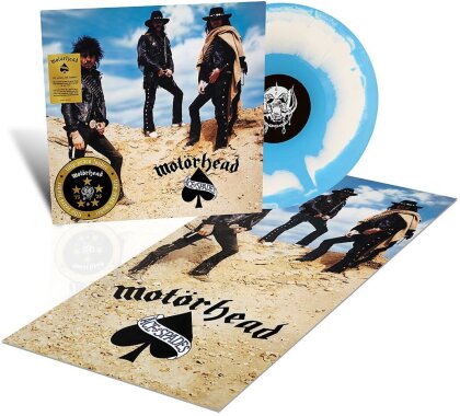 Motörhead - Ace Of Spades (2025 Reissue, Sanctuary, Half Speed Master, Édition 50ème Anniversaire, Blue & White Splatter Vinyl, LP)