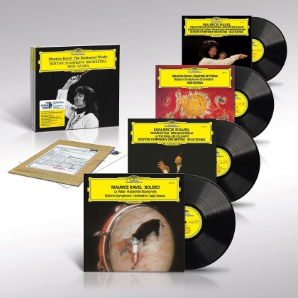 Seiji Ozawa, Boston Symphony Orchestra & Maurice Ravel (1875-1937) - The Orchestral Works (The Original Source Series, Limited Edition, 4 LPs)