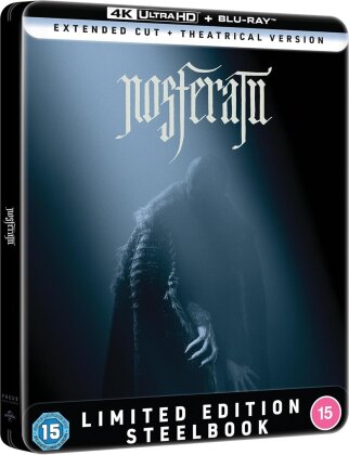 Nosferatu (2024) (Extended Edition, Cinema Version, Limited Edition, Steelbook, 4K Ultra HD + Blu-ray)