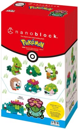 Nanoblock - Plante Set - Pokemon - 4 cm