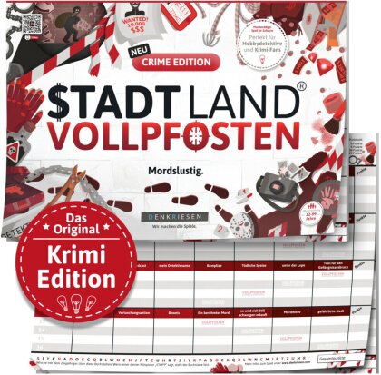 DENKRIESEN - STADT LAND VOLLPFOSTEN® - CRIME EDITION "Mordslustig." - A4