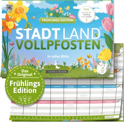 DENKRIESEN - STADT LAND VOLLPFOSTEN® - FRÜHLINGS EDITION - "In voller Blüte." A4